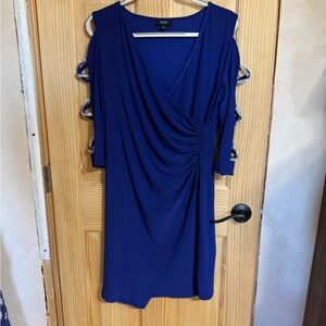 MSK Women's Blue Asymmetrical Dress